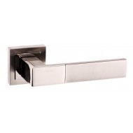 dual finish nickel lever door handles