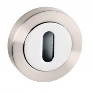 dual finish nickel and chrome keyhole