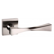 satin nickel lever door handles