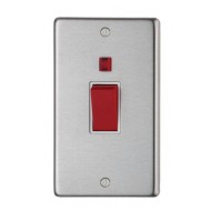 satin stainless cooker switch