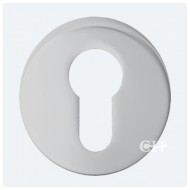 euro profile lock escutcheon satin chrome