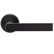 Serozzetta Edge Lever Handles in Matt Black