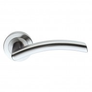 serozzetta gris lever handles in polished chrome