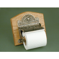 victorian toilet roll holder nickel