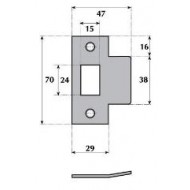 Custom Extended Latch Strike Plates