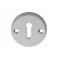 keyhole escutcheon satin chrome