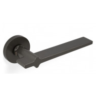Valli H378 Lever Handles on Round Rose in Anthracite