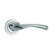 Verto Lever Handles on Rose Polished Chrome