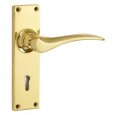 Polished Brass With Keyhole