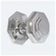 Octagonal Knob In Chrome