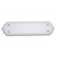 White Porcelain Finger Plate or Push Plate.