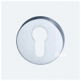 round escutcheon euro profile satin chrome