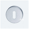 round escutcheon std keyway satin chrome