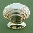 large beehive cupboard knob nickel