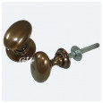 Polished Solid Bronze Antiqued Rim Knobs (Finish Now Discontinued)