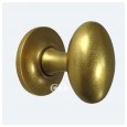 Aged Brass Door Knobs On Rose A