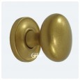 Aged Brass Door Knobs Rose B