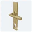 Polished Brass Bolt Fix Outside Handle