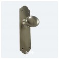Satin Nickel With Plain Backplate