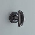 Matt Black Bronze Reeded Rose