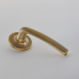 Light Antique Brass Reeded Rose