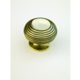 large beehive cupboard knob brass