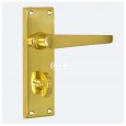 brass bathroom handles