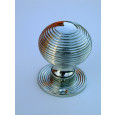 beehive door knobs nickel