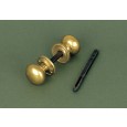 cottage door knobs brass