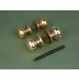 large version cottage door knobs brass