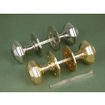 octagonal mortice knobs nickel