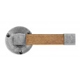 finesse eden with oak pewter lever handles
