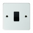 flat plate range 1 gang 2 way switch polished stainless steel finish  
