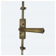 Antique Brass Unlaquered With L74 Lever 78mm Projection