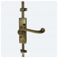 Antique Brass Unlaquered With L61 Lever 77mm Projection