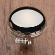 polished nickel beaded door knobs