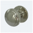 Polished nickel door knobs