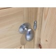 Fitted In Satin Chrome With 0155 Escutcheon