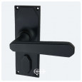 Matt Black Chrome Keyhole Cover