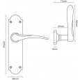 Latch Plate Dimensions