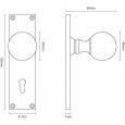 Keyhole Dimensions