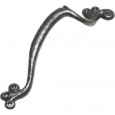 Black antique door pull handle