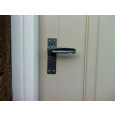 fitted pewter door handles