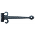 black antique fleur de lys t hinge