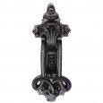 black antique door knocker