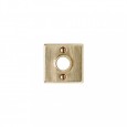 Metro square plate in silicon bronze brushed