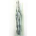 Polished Aluminium Pair