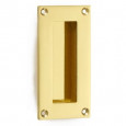 Flush Pull Polished Brass