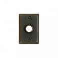 Rectangular plate in silicon bronze dark