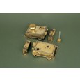 regency rim latch brass